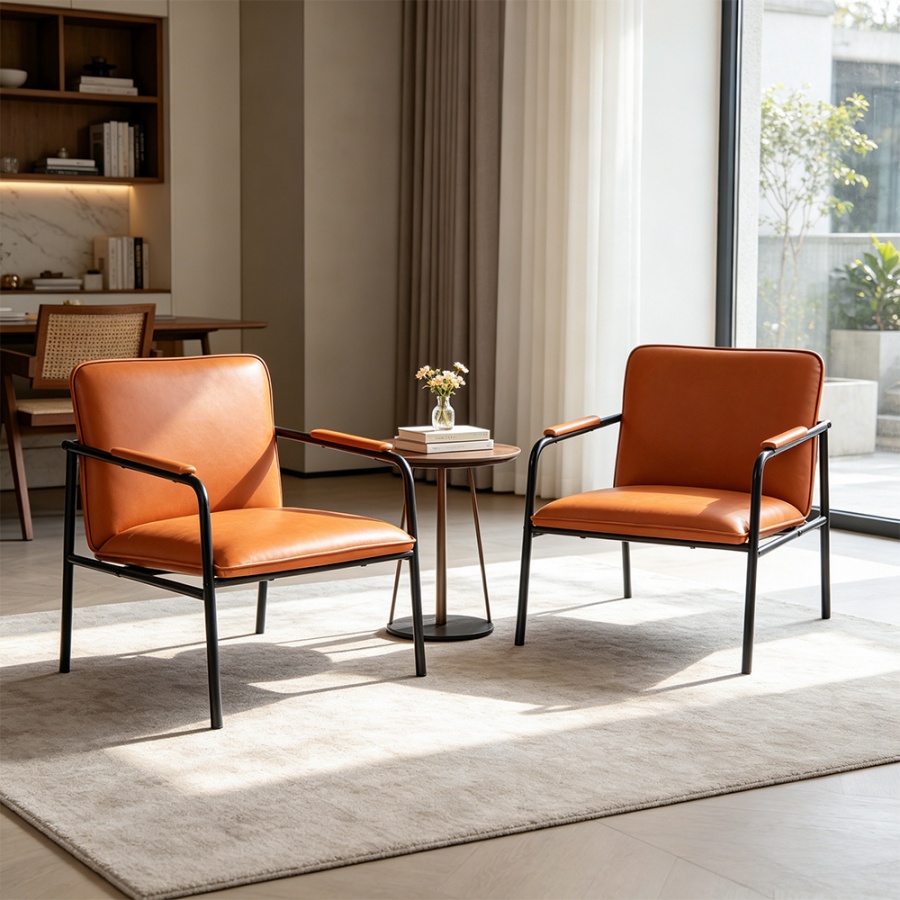 PU fabric leisure chair
